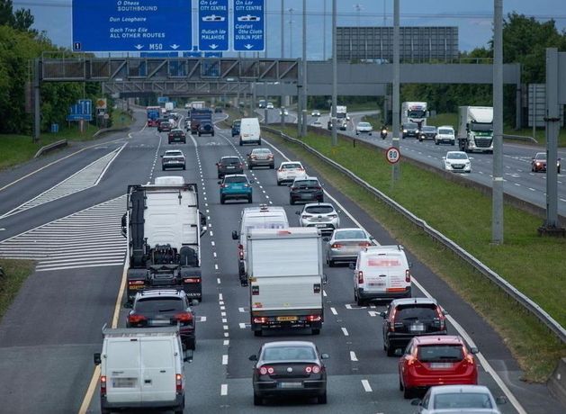 M50 traffic: Significant delays during rush hour following a number of collisions