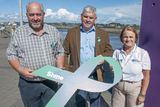 thumbnail: At the launch of the Shine.ie Green Ribbon on the Wexford Quayfront on Monday were Patrick Hipwell (Green Ribbon Campaign), Cllr Pat Kehoe and Imelda Dempsey (Wexford Mental Health Association). Pic: Jim Campbell