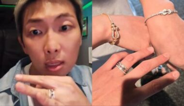 BTS' RM responds after fans tease him for wearing Jin’s diamond ring birthday gift on wedding finger