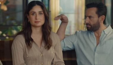 Kareena Kapoor says Saif Ali Khan does not do ‘grand gestures,’ he wonders if tattoo of her name was ‘little’ in fun ad
