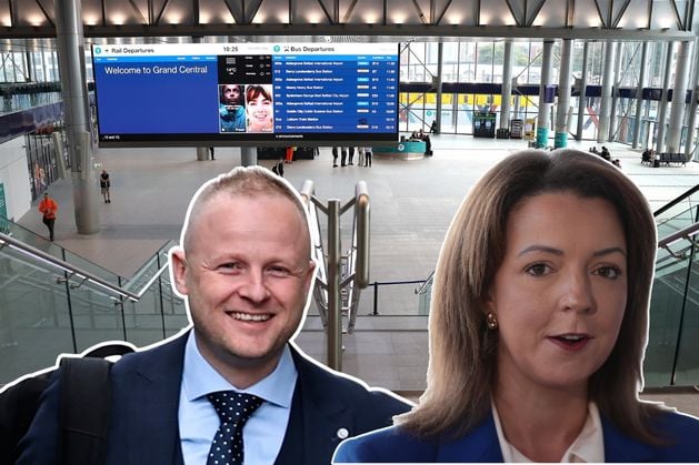 Belfast Grand Central Station, Irish language signs: Jamie Bryson demands ‘unconditional surrender’ of Sinn Fein minister Liz Kimmins