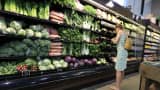 Vegetables on display in a grocery store on August 15, 2025 in Delray Beach, Florida. 