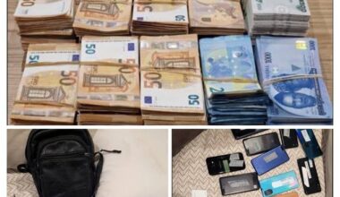 Gardaí seize €90,000 in cash and arrest two as part of international money laundering investigation