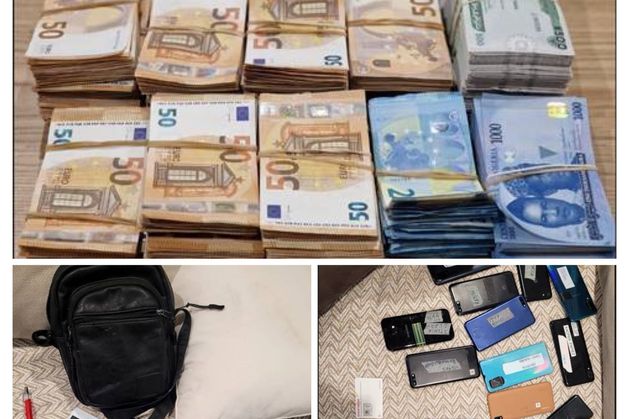 Gardaí seize €90,000 in cash and arrest two as part of international money laundering investigation