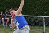 thumbnail: David in action in the shot putt.
