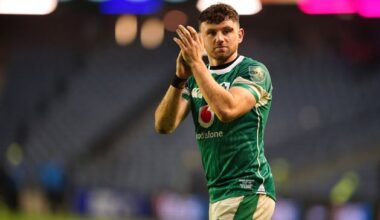 Hugo Keenan set to miss first half of season as Joe McCarthy and Caelan Doris in race to be fit for All Blacks