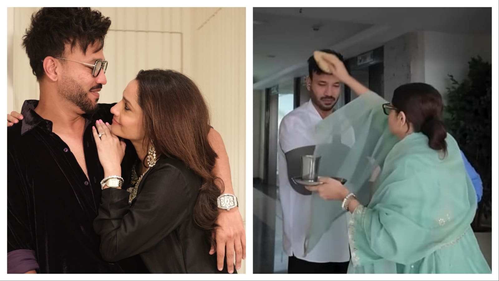 Ankita Lokhande performs evil eye ritual as husband Vicky Jain returns home from hospital