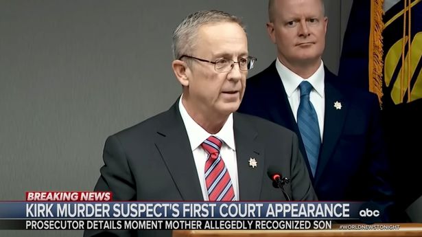 Prosecutor speaking in court