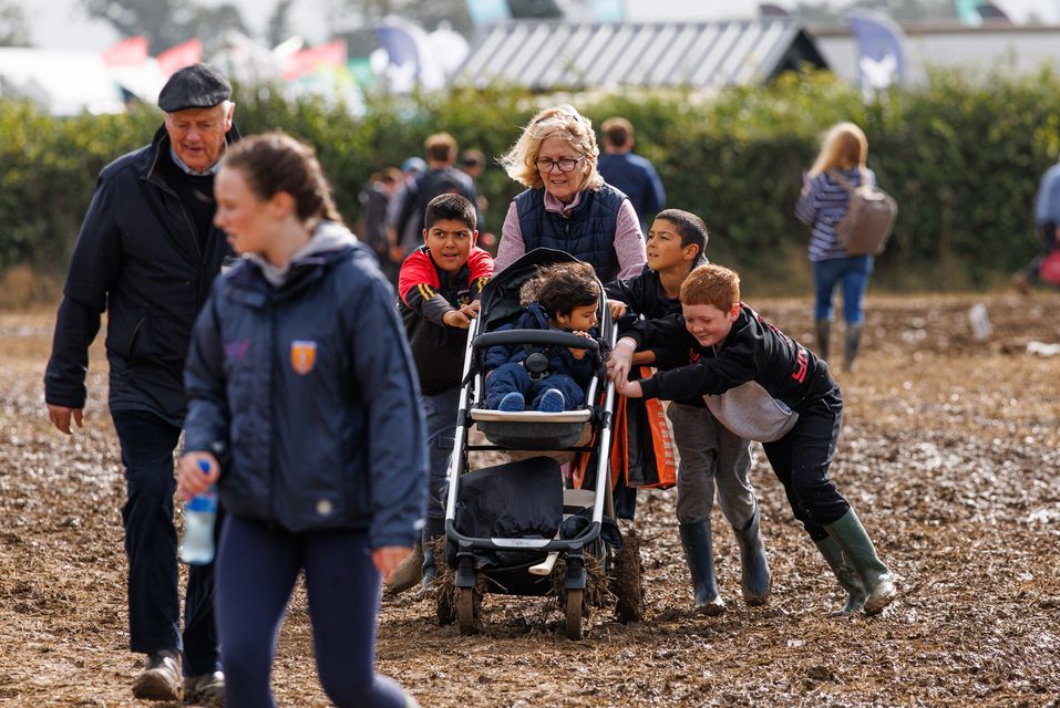 The second day of the National Ploughing Championships in Screggan, Tullamore, Co. Offaly. Pic: Mark Condren