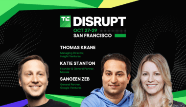 TechCrunch Disrupt 2025 Katie Stanton, Thomas Krane, and Sangeen Zeb