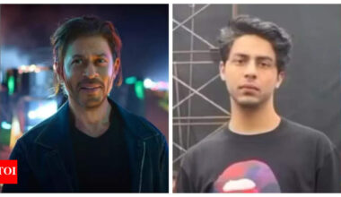 Aryan Khan imitates dad Shah Rukh Khan’s signature walk, goofs around with crew in BTS video from sets of Ba***ds of Bollywood – WATCH |
