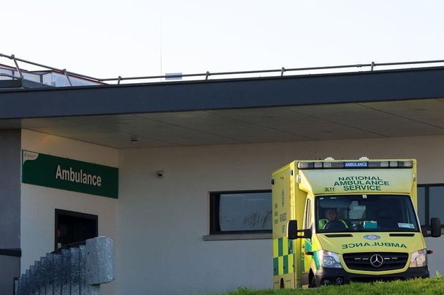 Father and two children brought to Wexford General Hospital after being hit by car while walking to school