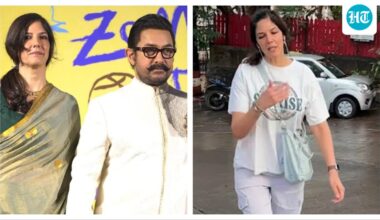 Aamir Khan’s girlfriend Gauri Spratt gets angry, snaps at paparazzi for following her: ‘Arrey, leave me alone’