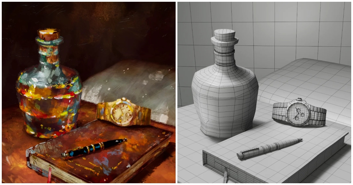 3D Artist Created Fantastic Render That Looks Like Oil Painting
