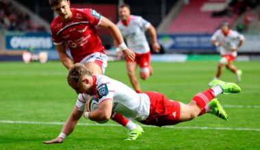 Munster off to flying start under Clayton McMillan with impressive bonus-point URC win at Scarlets