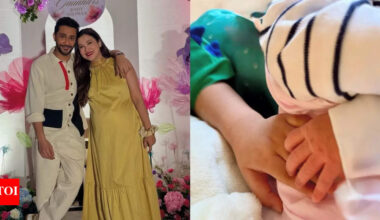 Gauahar Khan and Zaid Darbar reveal the name of their newborn son; say, “Zehaan introduces his little brother” |
