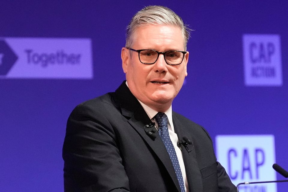 British prime minister Keir Starmer announced the digital IDs without talking to politicians in Ireland. Photo: Reuters