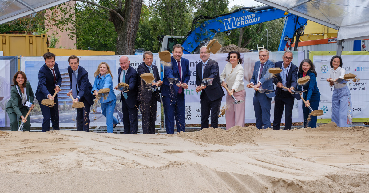 Construction begins for the Berlin Center for Gene and Cell Therapies