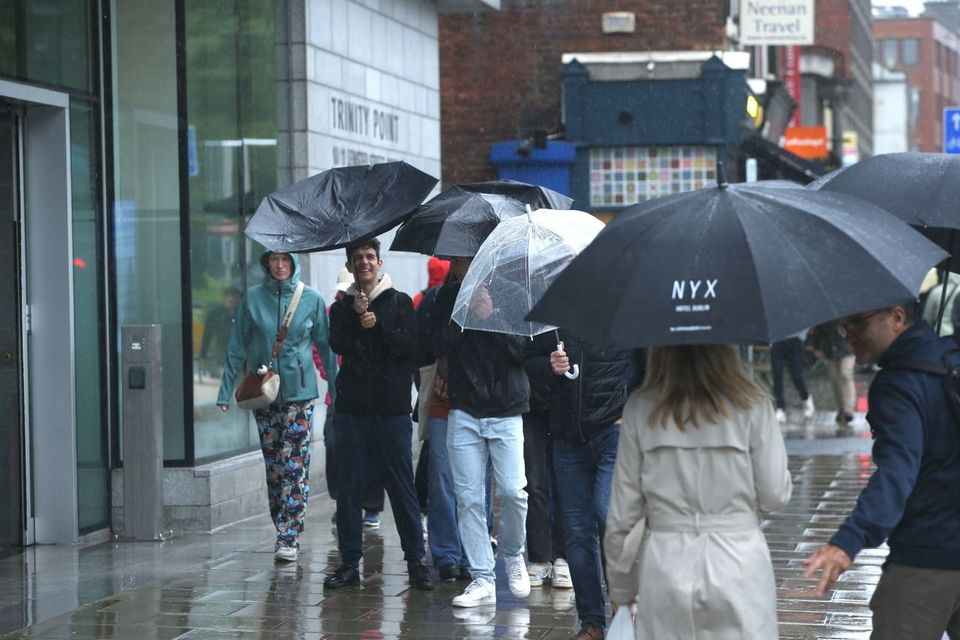 The storm could potentially have a significant impact on Ireland’s weather for 48 hours from Friday. Photo: Collins