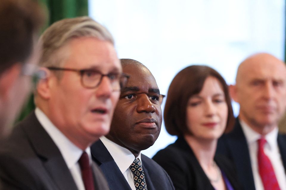 Prime Minister Sir Keir Starmer and his deputy David Lammy (Toby Melville/PA)