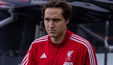 NEWCASTLE-UPON-TYNE, ENGLAND - Monday, August 25, 2025: Liverpool's Federico Chiesa before the FA Premier League match between Newcastle United FC and Liverpool FC at St James' Park. Liverpool won 3-2. (Photo by David Rawcliffe/Propaganda)