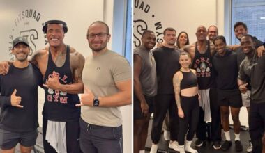 Dwayne Johnson worked out at Toronto gym and staff were starstruck