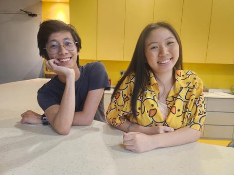 Mr Matthias Teh and Ms Sara Cher are acting in a play about the teenage brain, titled Brainstorm. 
