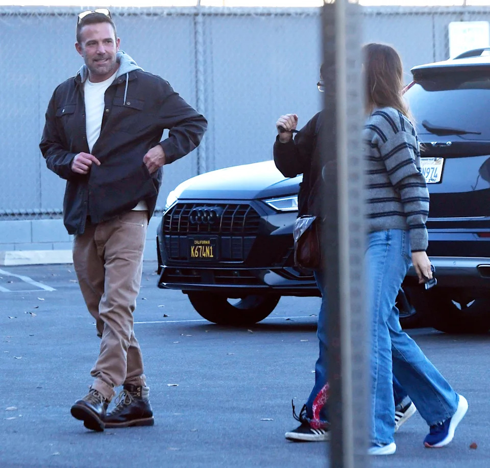 The famous family made their way toward the building’s entrance for the feature. TheImageDirect.com