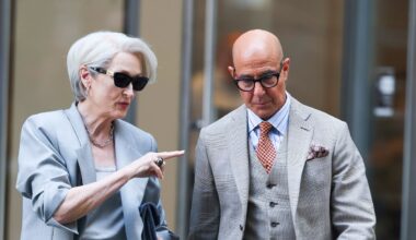 Meryl Streep Appears to Attend a Very Real Fashion Show as Miranda Priestly