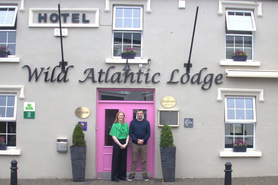 Shauna Browne and Daniel Daly, the new managers of the Wild Atlantic Lodge in Ballyvaughan.