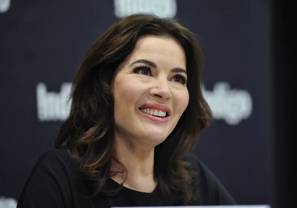 Nigella Lawson signs copies of her new book 