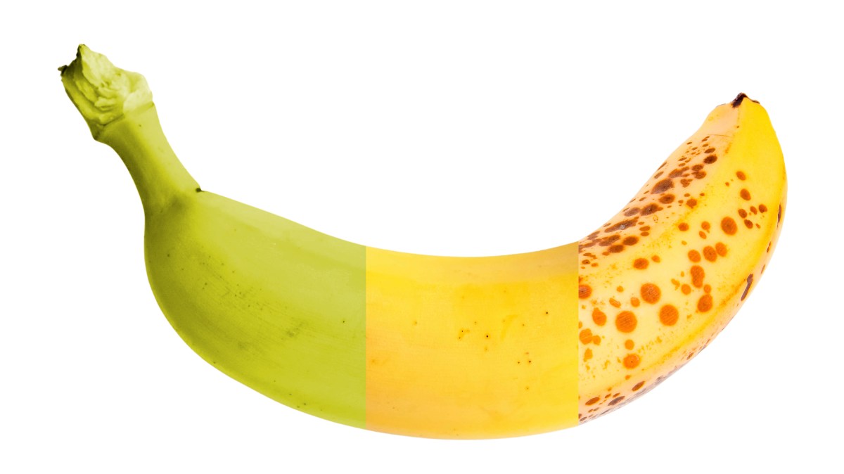 How ripe should bananas be when you eat them?