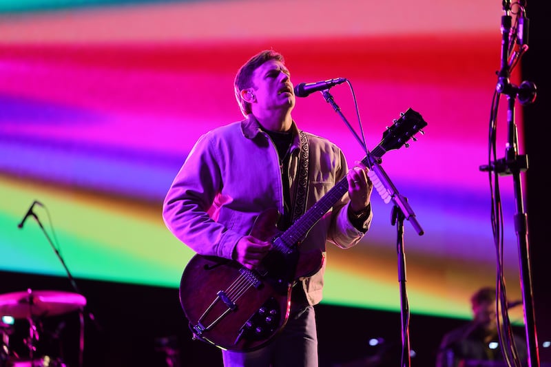 Kings of Leon on the Main Stage. Photograph: Alan Betson
