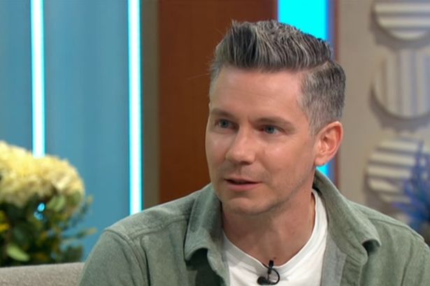 Happy Valley star Karl Davies on the set of ITV's Lorraine