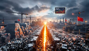 Industrial landscape depicting two-speed zinc market.