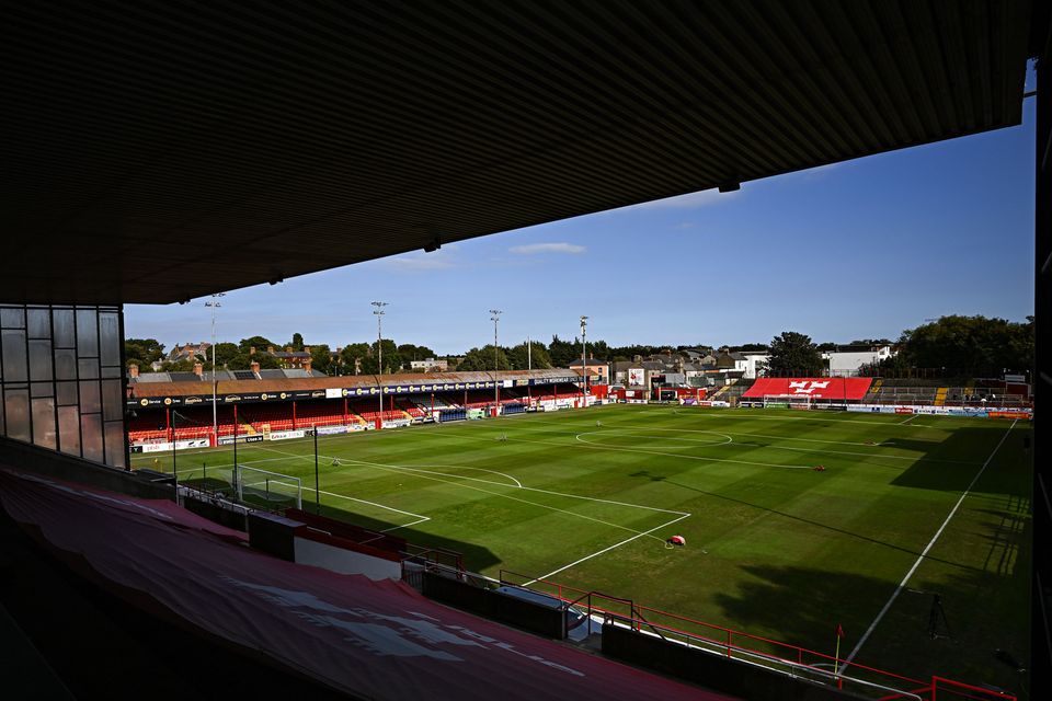 A general view inside Tolka Park