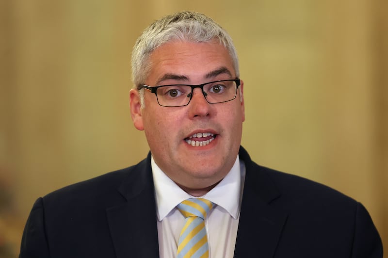 DUP leader Gavin Robinson called for unity from ministers