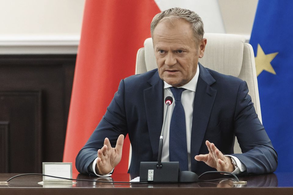 Polish Prime Minister Donald Tusk (Chancellery of the Prime Minister of Poland via AP)