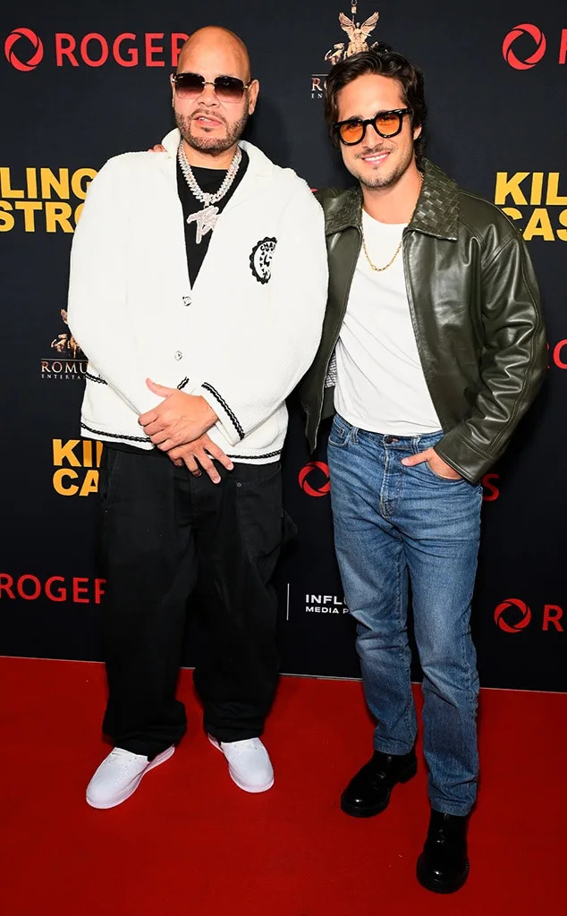 <p>Fat Joe and Diego Boneta</p>