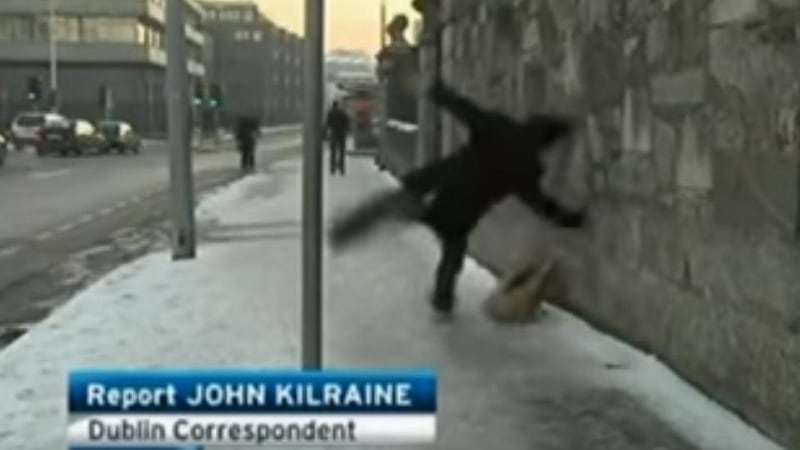 Man Who Slipped on the Ice - a smooth run to the Áras? 