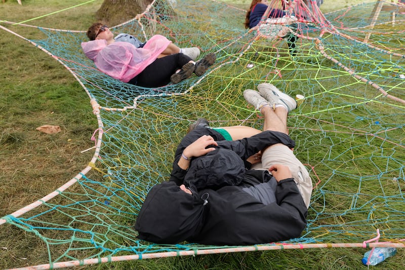 Electric Picnic 2025: chilling at Croí on Sunday. Photograph: Alan Betson