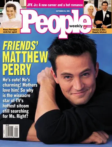 PEOPLE Matthew Perry on the cover of PEOPLE in September 1995