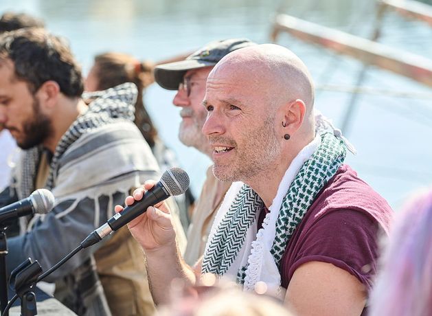 ‘It’s not much fun dodging drones, but I’ll stay the course’: Tadgh Hickey vows to continue with Gaza flotilla