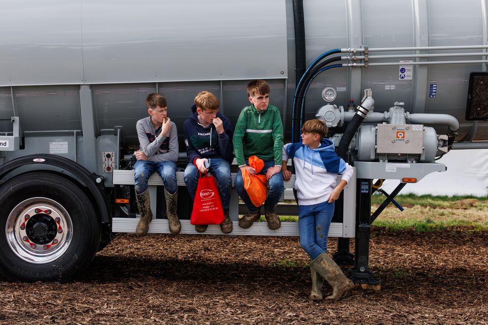 Enjoying day two of the National Ploughing Championships in Screggan, Tullamore, Co. Offaly. Pic: Mark Condren