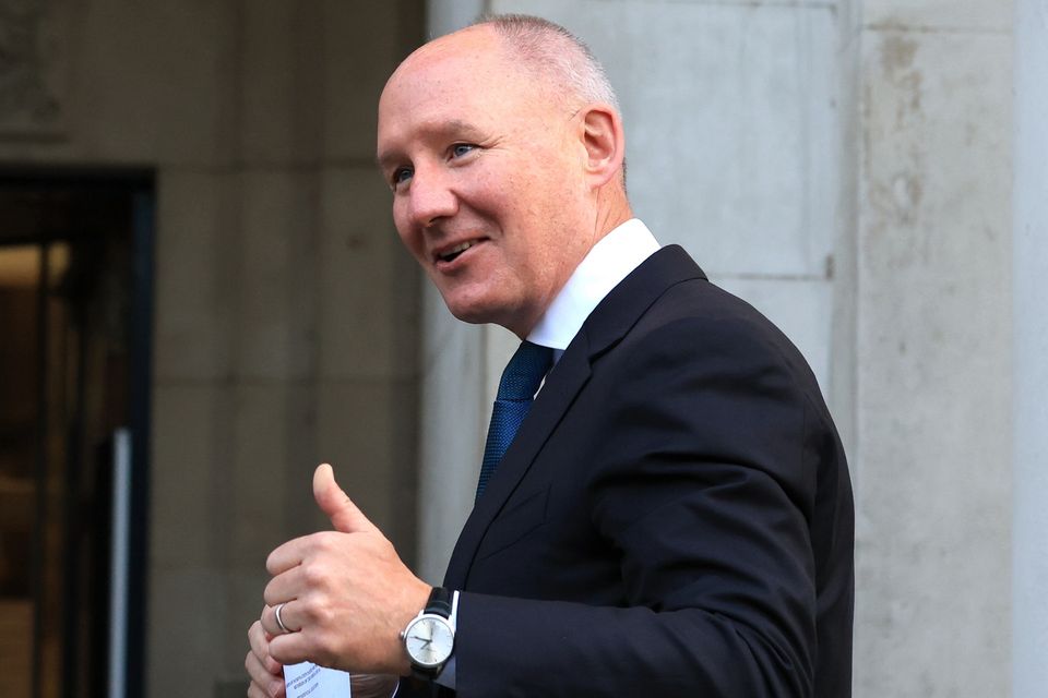 Fianna Fáil candidate for the Presidential election Jim Gavin. Photo: Stephen Collins/Collins Photos