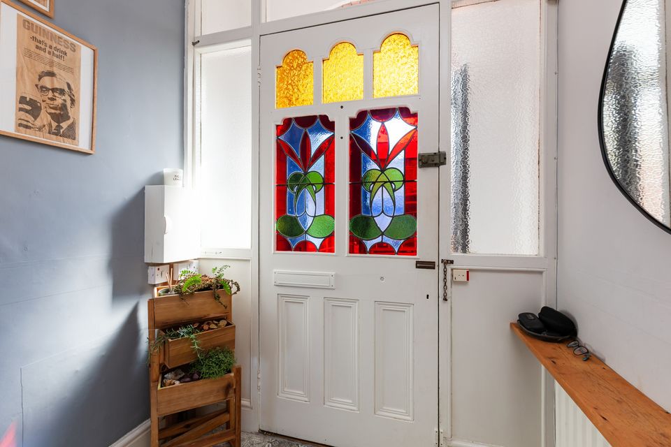 Another view of the front door