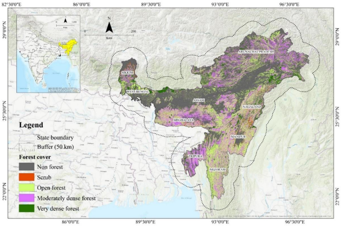 Habitat suitability and connectivity for clouded leopard Neofelis nebulosa in Northeast India