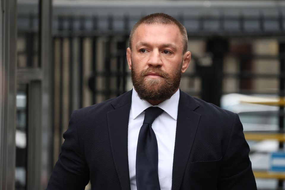 Conor McGregor arriving at the High Court in Dublin in November. Photo: Collins
