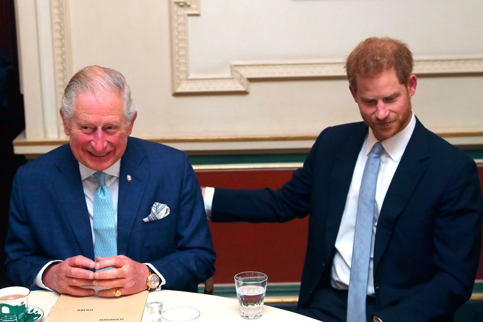 King Charles and Prince Harry have started to mend their relationship after a long rift. Photo: Steve Parsons/PA Wire 