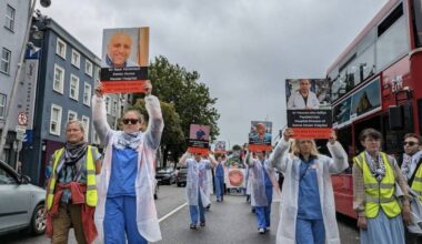 Healthcare workers join 99th Cork city march for people of Gaza